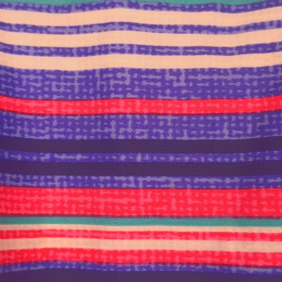 Time and Tru multicolor striped women's swimsuit - Picture 5 of 6